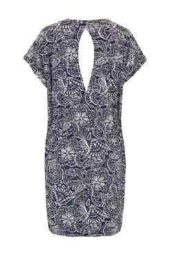 Pour Moi Jersey T-Shirt Beach Dress - Navy Scandi -PMoi Clothing Shop 222757 20200720124400