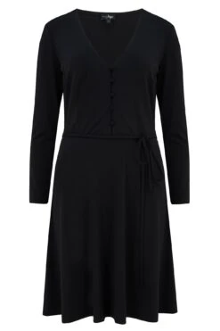 Pour Moi Bella Slinky Jersey Long Sleeve Tea Dress - Black 10 Pour Moi Bella Slinky Jersey Long Sleeve Tea Dress - Black -PMoi Clothing Shop 240921 20210129161700