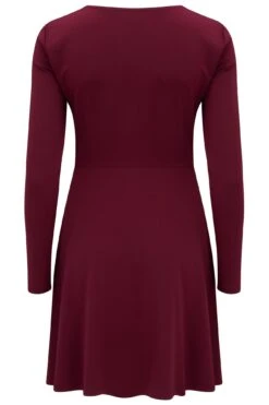 Pour Moi Bailey Slinky Stretch Jersey Skater Dress - Berry 11 Pour Moi Bailey Slinky Stretch Jersey Skater Dress - Berry -PMoi Clothing Shop 262576 20220302131400