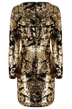 Pour Moi Selena Velvet Sequin Mini Dress - Black/Gold 15 Pour Moi Selena Velvet Sequin Mini Dress - Black/Gold -PMoi Clothing Shop 266359 20221109150000