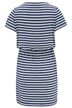 Pour Moi Jersey Pocket T-Shirt Beach Dress - Navy/White -PMoi Clothing Shop 274524 20220714135400