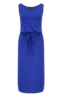 Pour Moi Jessie Fuller Bust Notch Neck Stretch Midi Dress - Cobalt -PMoi Clothing Shop 280481 20220425154000