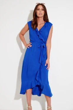 Pour Moi Midaxi Wrap Multiway Beach Dress - Ultramarine -PMoi Clothing Shop 281852 20220428133100