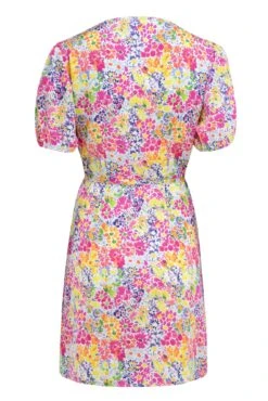 Pour Moi Margot Woven Satin Short Tea Dress - Multi -PMoi Clothing Shop 282956 20220419111500