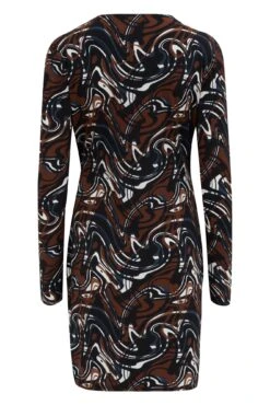 Pour Moi Bryony Slinky Stretch Jersey Wrap Mini Dress - Black/Brown 16 Pour Moi Bryony Slinky Stretch Jersey Wrap Mini Dress - Black/Brown -PMoi Clothing Shop 284406 20230601163800