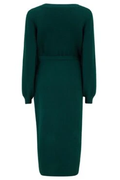Pour Moi Elle Knit Midi Wrap Dress - Forest -PMoi Clothing Shop 293687 20221005133300