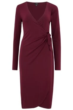 Pour Moi Bryony Slinky Jersey Midi Dress - Berry -PMoi Clothing Shop 295108 20221007161500