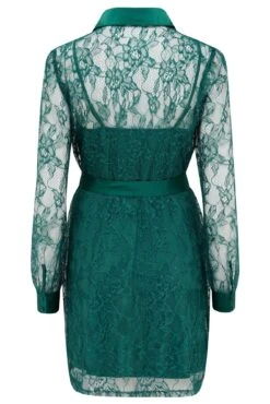 Pour Moi Clara Long Sleeve Lace Shirt Dress - Forest 17 Pour Moi Clara Long Sleeve Lace Shirt Dress - Forest -PMoi Clothing Shop 296437 20221028133000
