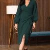 Pour Moi Elle Knit Midi Wrap Dress - Forest 1 Pour Moi Elle Knit Midi Wrap Dress - Forest -PMoi Clothing Shop 297916 20221005133300