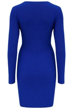 Pour Moi Layla Rib Knit V-Neck Bodycon Mini Dress With LENZING™ ECOVERO™ Viscose - Cobalt 15 Pour Moi Layla Rib Knit V-Neck Bodycon Mini Dress With LENZING™ ECOVERO™ Viscose - Cobalt -PMoi Clothing Shop 302530 20221212140600