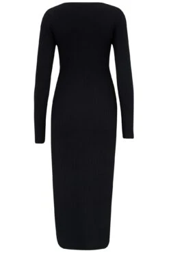 Pour Moi Layla Rib Knit V-Neck Bodycon Midi Dress With LENZING™ ECOVERO™ Viscose - Black 15 Pour Moi Layla Rib Knit V-Neck Bodycon Midi Dress With LENZING™ ECOVERO™ Viscose - Black -PMoi Clothing Shop 302556 20230209164800