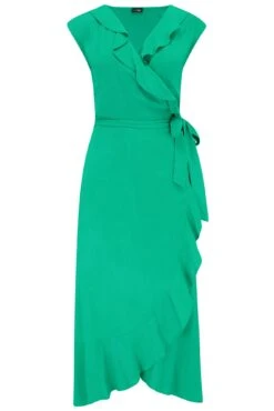 Pour Moi Midaxi Wrap Multiway Beach Dress - Green -PMoi Clothing Shop 305623 20230105151900