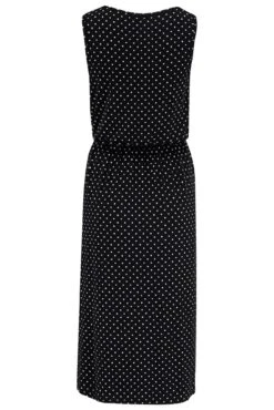 Pour Moi Jessie Fuller Bust Notch Neck Stretch Midi Dress - Black/White Spot 12 Pour Moi Jessie Fuller Bust Notch Neck Stretch Midi Dress - Black/White Spot -PMoi Clothing Shop 312446 20230316144900