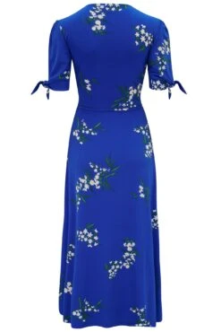 Pour Moi Bella Slinky Stretch Tie Sleeve Midi Dress - Cobalt Floral 11 Pour Moi Bella Slinky Stretch Tie Sleeve Midi Dress - Cobalt Floral -PMoi Clothing Shop 312679 20230316163200